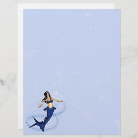 Mermaid Magic Stationery Letterhead (Voorkant / Achterkant)