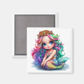 Mermaid Magnet   (Voorkant / Achterkant)