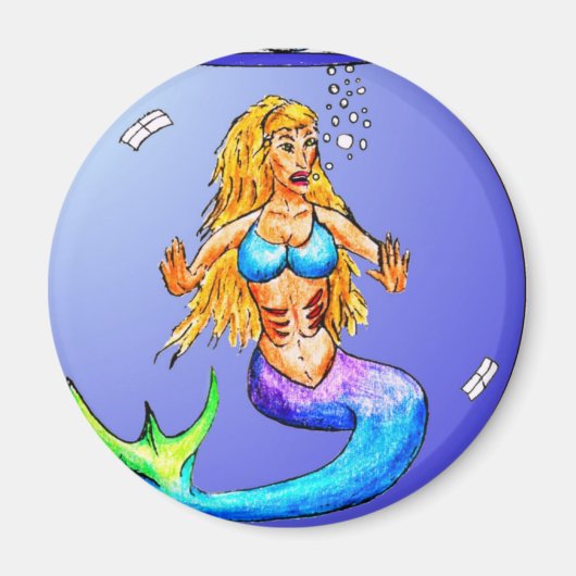 Mermaid Magnet (Voorkant)