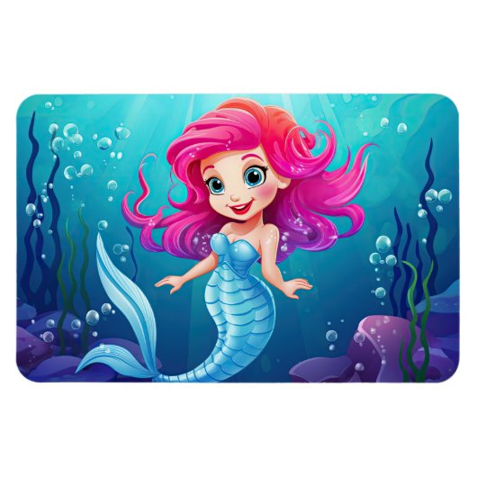 Mermaid Magnet Magneet (Horizontaal)