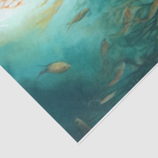 Mermaid Maiden Tissuepapier (Detail)