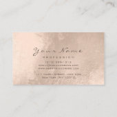 Mermaid Makeup Lashes Hairdresser Ivory Roos Visitekaartje (Achterkant)