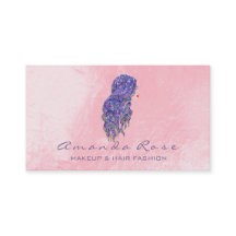 Mermaid Makeup Lashes Hairdresser Pink Paars