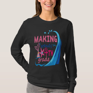 Mermaid Making Waves in Shirt van de 4de graad kla