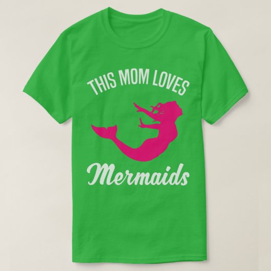Mermaid mama Citaat Vrouwen Gift 2 T-shirt (Design voorkant)