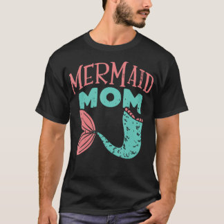 Mermaid mama Fish Tail Mam Family Security Matchi T-shirt