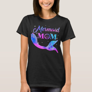 Mermaid mama Funny Tail Moederdag Family T-shirt