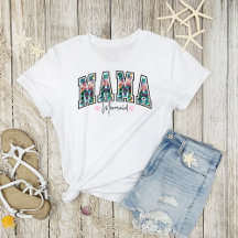 Mermaid Mama Funny Women Mama Mama Family Matching