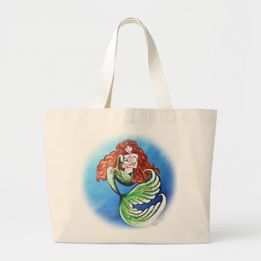 Mermaid Mama Jumbo Tas (Voorkant)