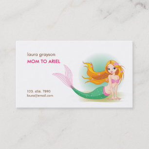 Mermaid mammie Calling Card Contactkaartje
