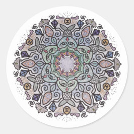 Mermaid Mandala Sticker