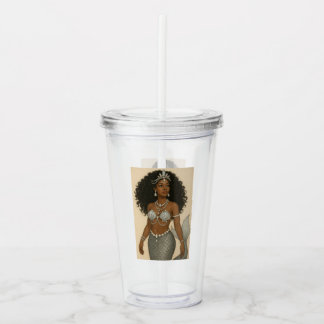 Mermaid Manifestatie Acryl Tumbler Drinkbeker