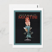 Mermaid Martini Briefkaart (Voorkant / Achterkant)