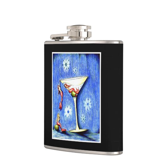 Mermaid Martini Heupfles (Links)