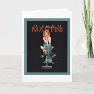 Mermaid Martini Kaart