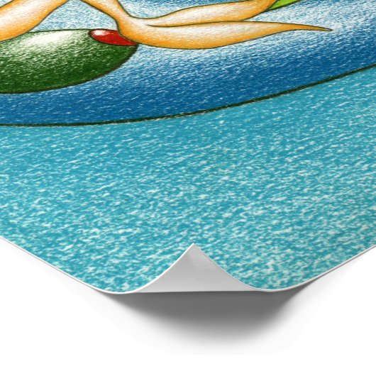 Mermaid Martini Poster (Hoek)