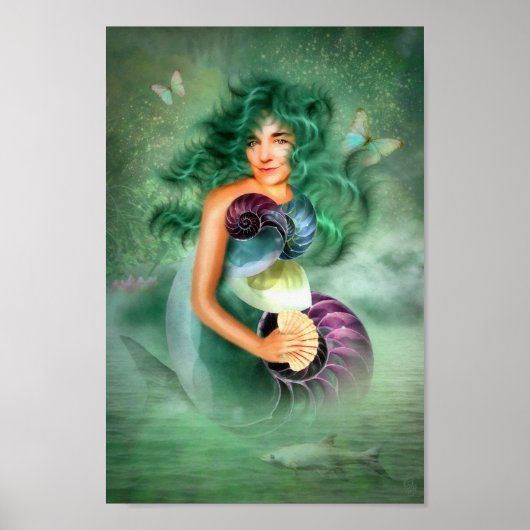 Mermaid Meike Poster (Voorkant)