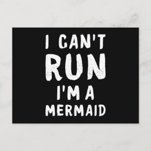 Mermaid Meisje Zeemeermin Zee Fun Cadeau-idee Verj Briefkaart
