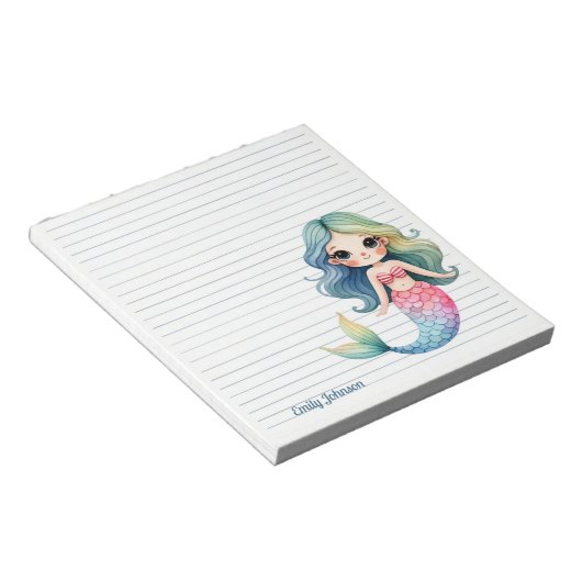 Mermaid Melodies Notepad Notitieblok (Schuin)