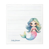 Mermaid Melodies Notepad Notitieblok (Voorkant)