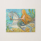 MERMAID & MERHORSE UNICORN, FANTASY PUZZEL Jigsaw Legpuzzel (Horizontaal)