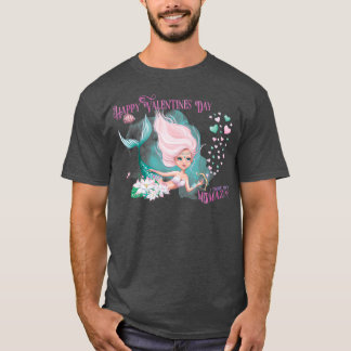 Mermaid Mermaid Valentijn Happy Valentines Day I t T-shirt