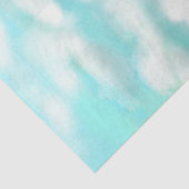 Mermaid / Mermaids Antiek Ontkoppeling Turquoise Tissuepapier (Detail)