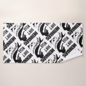 Mermaid - Mermaids Don't Wear Swimsuits Badhanddoek (Badhanddoek)