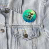 Mermaid Mermaids Fantasy Myth Button (In situ)