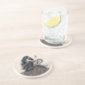 Mermaid Mermaids Fantasy Myth Onderzetter (Zijkant)