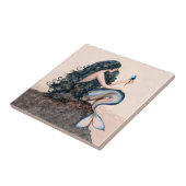 Mermaid Mermaids Fantasy Myth Tile Tegeltje (Zijkant)