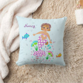 Mermaid Met persoonlijk doel gelijkgesteld design Kussen (Deken)