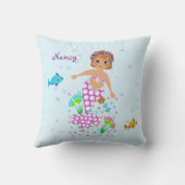 Mermaid Met persoonlijk doel gelijkgesteld design Kussen (Achterkant)