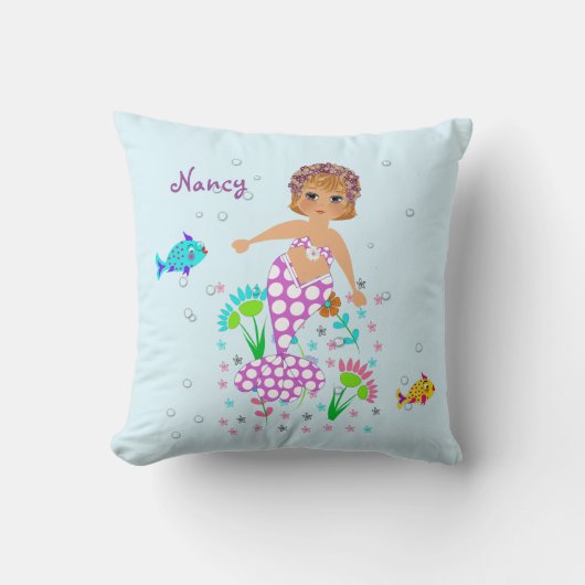 Mermaid Met persoonlijk doel gelijkgesteld design Kussen (Voorkant)