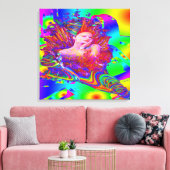 Mermaid metamorphosis canvas afdruk (Insitu (Woonkamer))