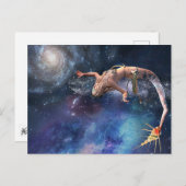 Mermaid Milkyway Briefkaart (Voorkant / Achterkant)
