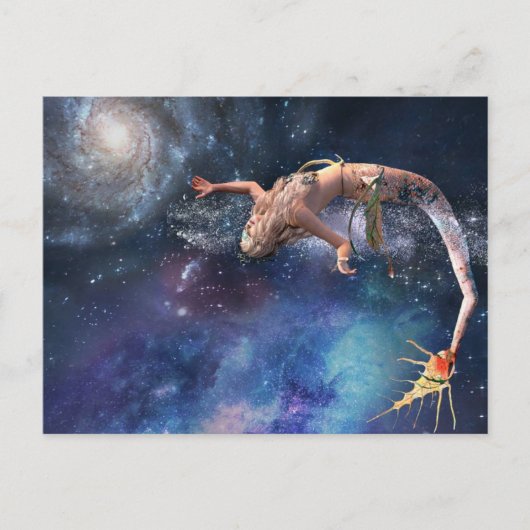 Mermaid Milkyway Briefkaart (Voorkant)