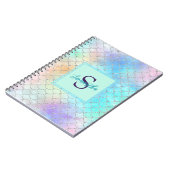Mermaid Modern  Name Initiaal Notitieboek (Linkerzijde)