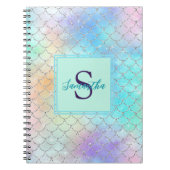 Mermaid Modern  Name Initiaal Notitieboek (Voorkant)