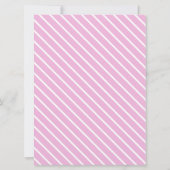 Mermaid Moeder Baby Shower Roze Witte Bingo Game Kaart (Achterkant)