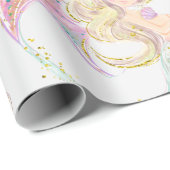 Mermaid Moeder om te worden Cadeaupapier (Rol Hoek)