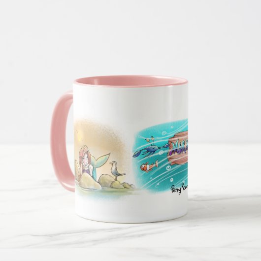 Mermaid Mok (Voorkant links)
