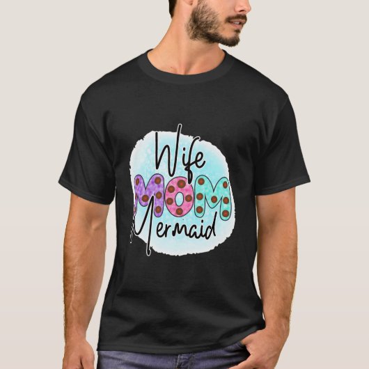 Mermaid Mom Mermaid T-shirt (Voorkant)