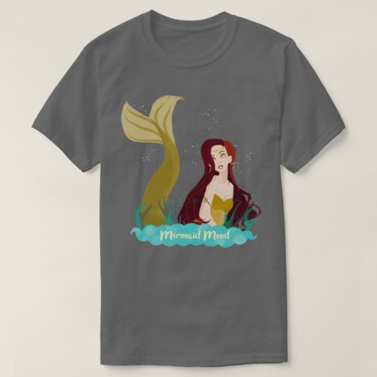 Mermaid mood t-shirt (Design voorkant)