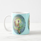 Mermaid Moon Coffee Mok by Molly Harrison (Links)