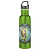 Mermaid Moon Fantasy Art Waterfles (Voorkant)