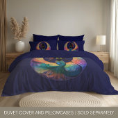 Mermaid Moon Goddess Silhouette | Deep Sea Coastal Kussensloop