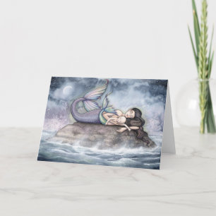 Mermaid Mother and Baby Kaart van Molly Harrison