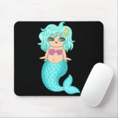 Mermaid Mousepad Muismat (Met muis)