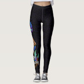 mermaid_msaquapurple_leggings leggings (Voorkant)
